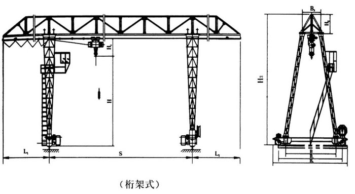 MHh型電動(dòng)葫蘆門式起重機(jī)
